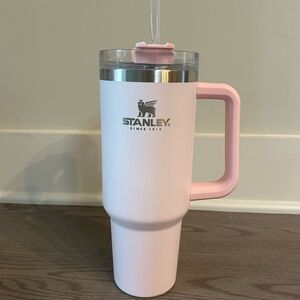 Pink 40oz Stanley tumbler